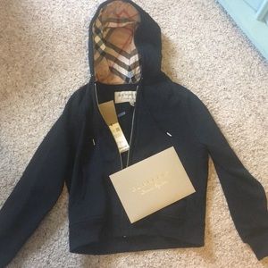 NWT BLACK BURBERRY JACKET